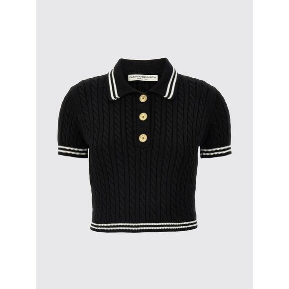 Alessandra Rich Polo Shirt Woman White